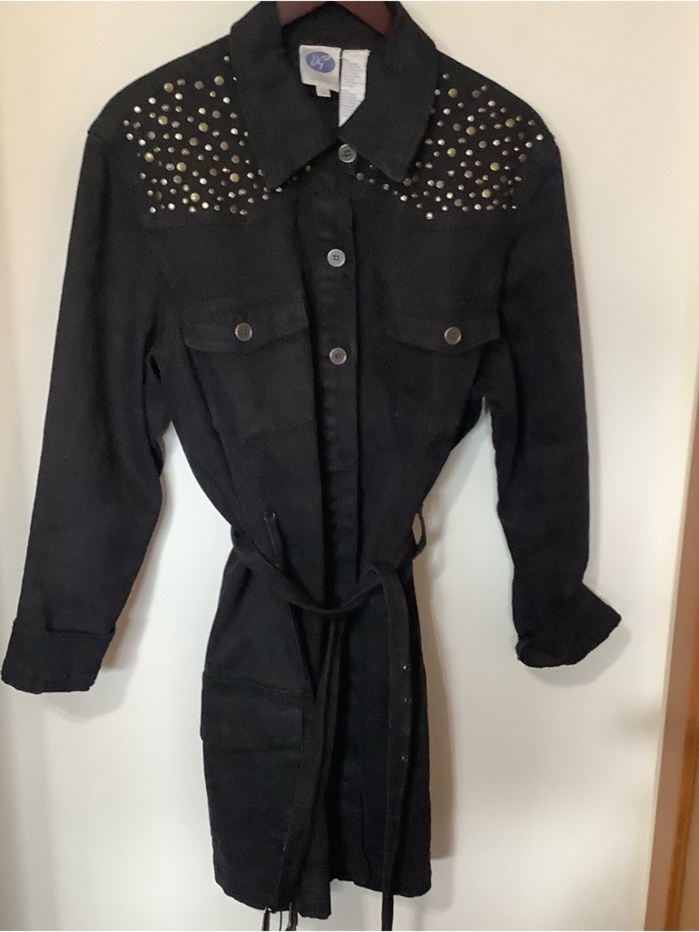 DIANE GILMAN:  Black Jean Jacket/Coat